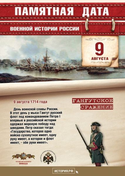 День воинской славы России (от 09.08.2023)