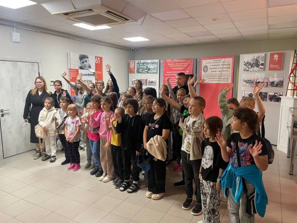 Сегодня музей посетили воспитанники лагеря «Дети Югры»